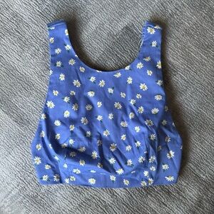 ZARA Foral Print Crop Top